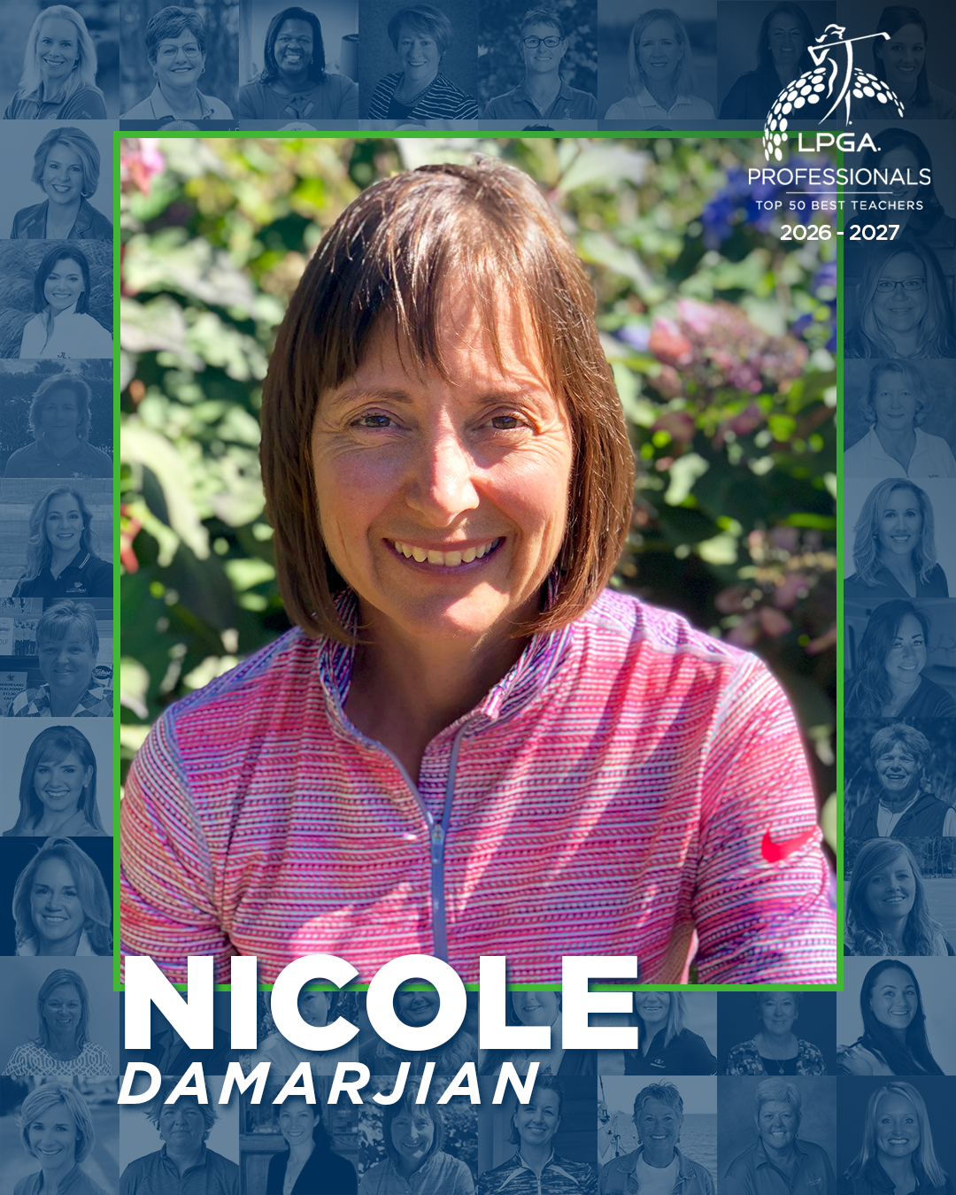 Nicole Damarjian -LPGA’s Top 50 Best Teachers Award